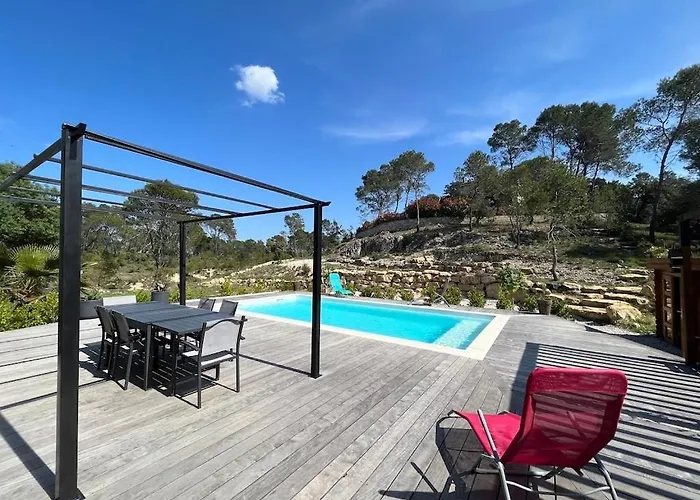Paisible Avec Piscine Proche Du Pic Saint-loup Villa *